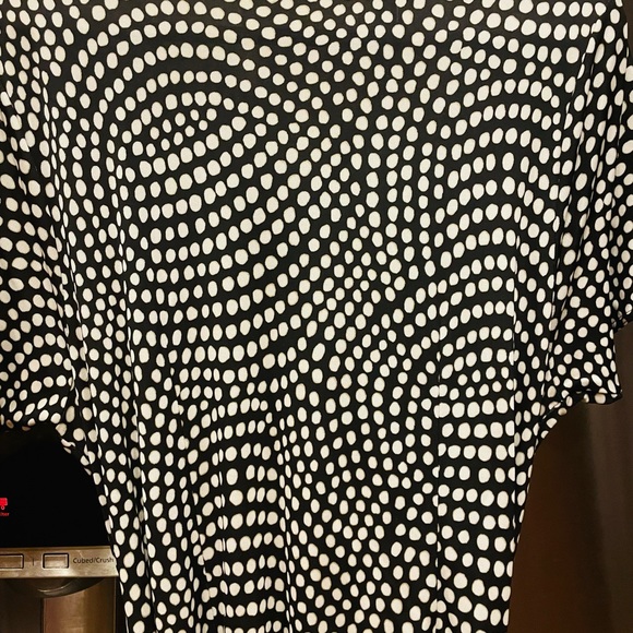 Dress 1X in black white polkadot women size - Picture 5 of 6